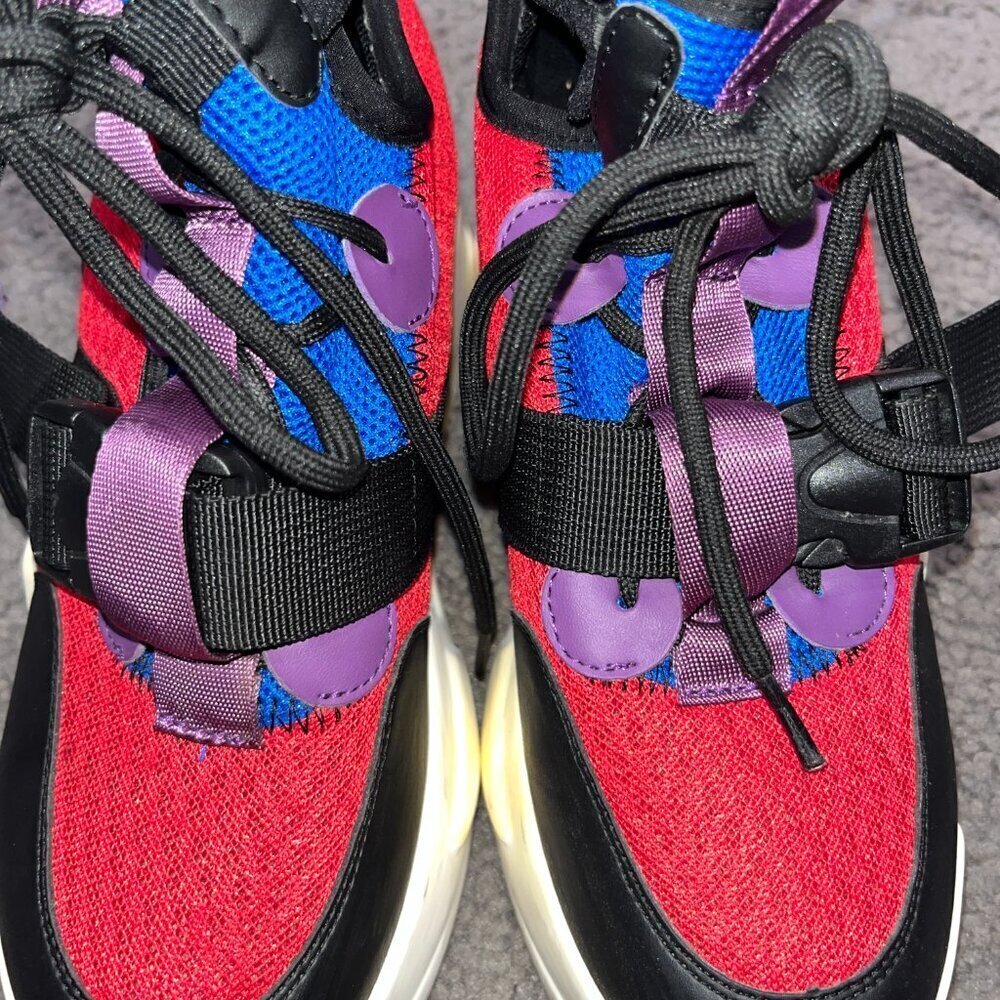 ANTHONY WANG Mulberry-02 Colorful Y2K Chunky Platform Sneakers EUC - Women's 7.5 - Picture 14 of 14